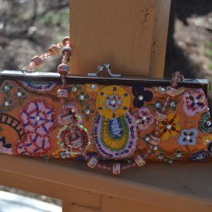 Max Mayer Orange evening bag